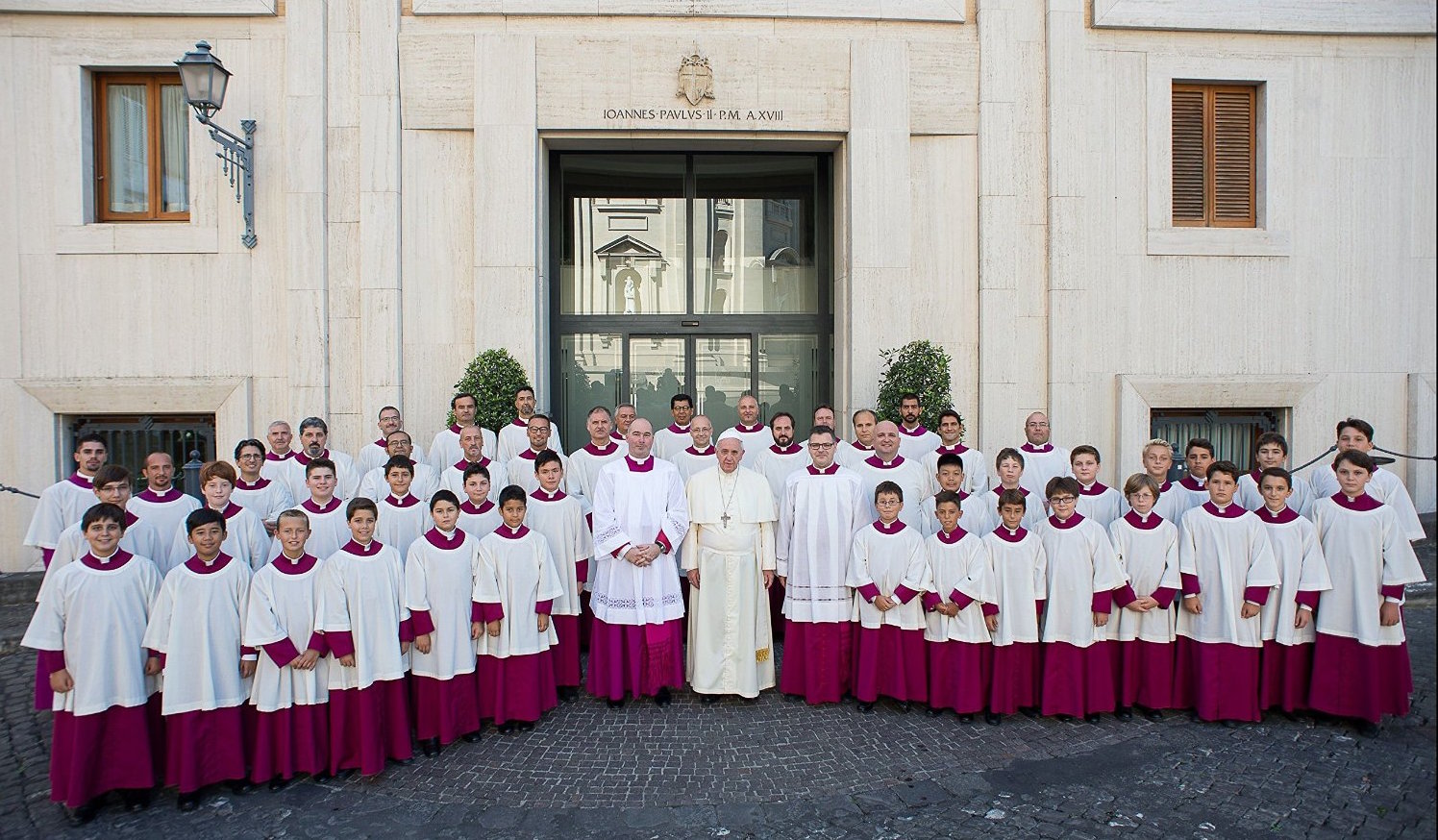 Chor der Sixtinischen Kapelle in Rom 