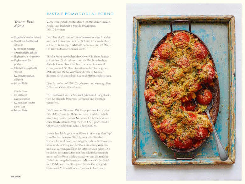 Apulien - Das Kochbuch: Pasta e pomodori al forno Apulien - Das Kochbuch: Pasta e pomodori al forno