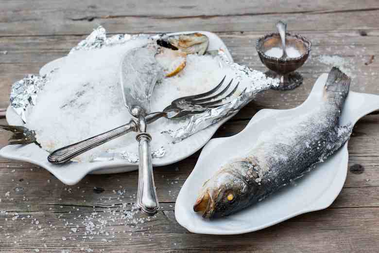 Cantinetta Antinori Fisch in der Salzkruste