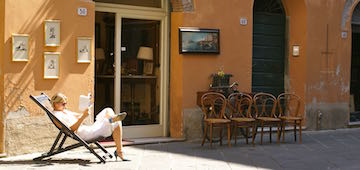 Relaxte Atmosphäre in Lucca - Blog in Sachen Italien