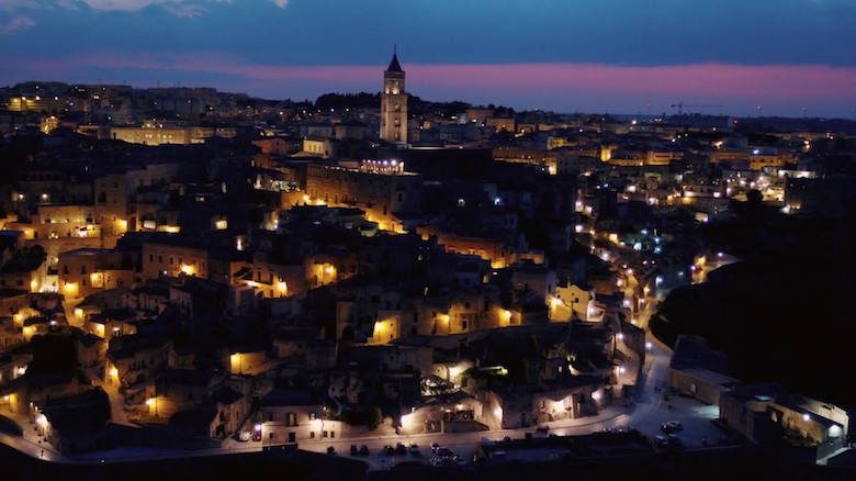 Matera in der Nacht 