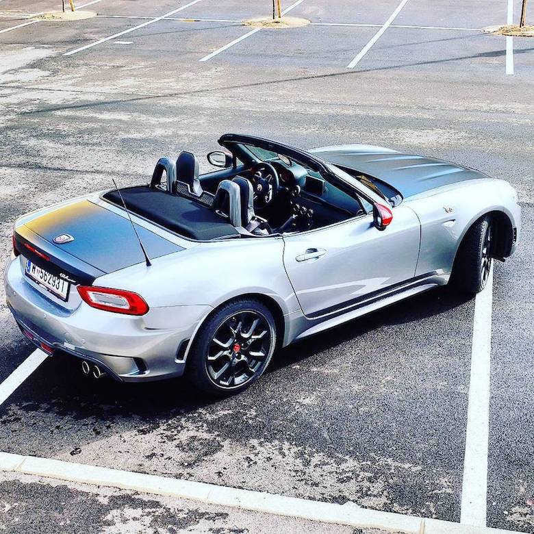 Test Abarth 124 Spider 