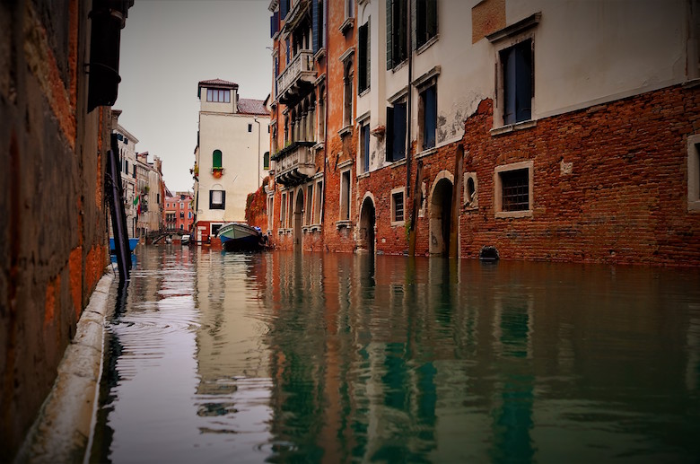 Wolfgang Salomon unterwegs in Venedig Castello Ansicht Canale