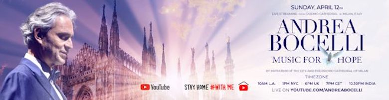 ANDREA BOCELLI - Music for Hope ANDREA BOCELLI - Music for Hope